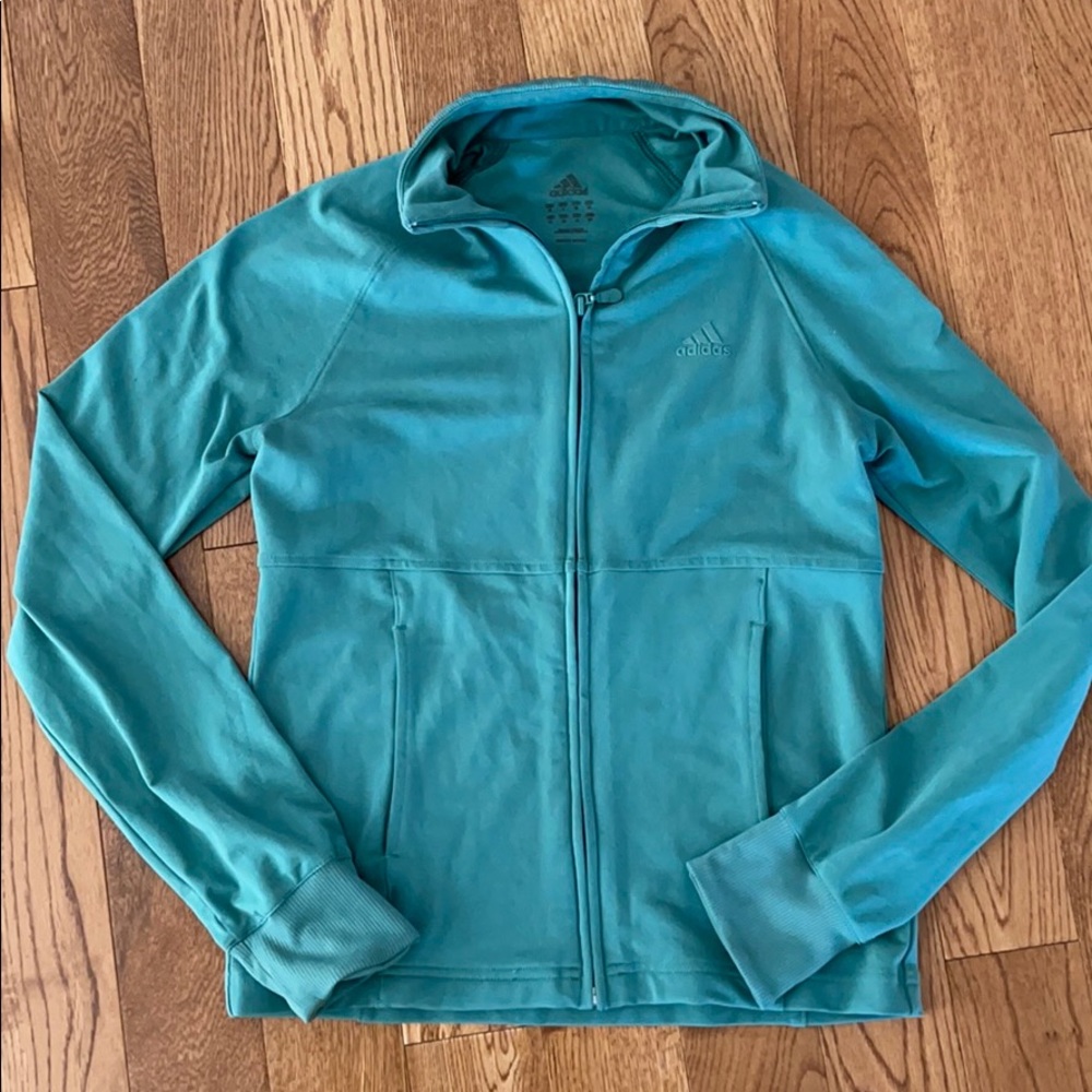 Adidas athletic zip up jacket
